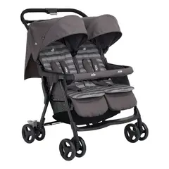 JOIE - Coche Doble para Bebé Aire Twin Dark Pewter