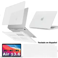 GENERICO - Case + mica +cobertor teclado MacBook Air de 13,6 A3113 M4 A3240 A2681