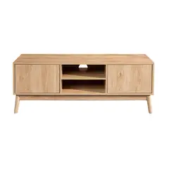 R&R MUEBLES - Mueble para TV Vintage Moderno Natalia 2 Puertas