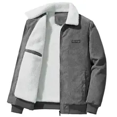 BLWOENS - Chaqueta de invierno para hombres - Gris