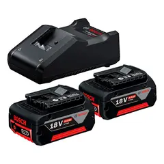 BOSCH - Starter Kit 18V 2 Baterías 4Ah + Cargador GAL 18V-40