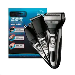 SONAR - Maquina Corte Cabello Y Afeitado SN-6027 3 En 1