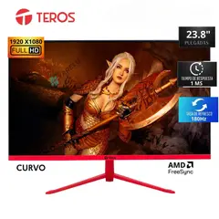 TEROS - Monitor Gamer Curvo TE-2473G 238 FHD 180Hz