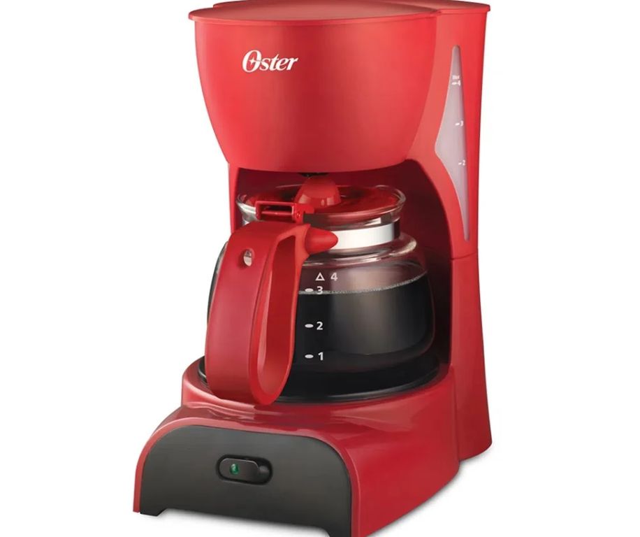 Cafetera Eléctrica BVSTDCDR5R de 4 Tazas - Rojo