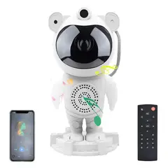 GENERICO - Proyector Galaxia Astronauta LED Lámpara Nocturna Infantil y Decorativa