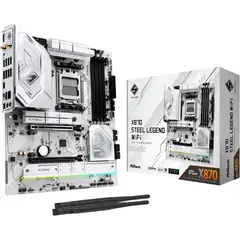 ASROCK - Motherboard X870 Steel Legend WiFi AMD X870 AMD AM5 ATX
