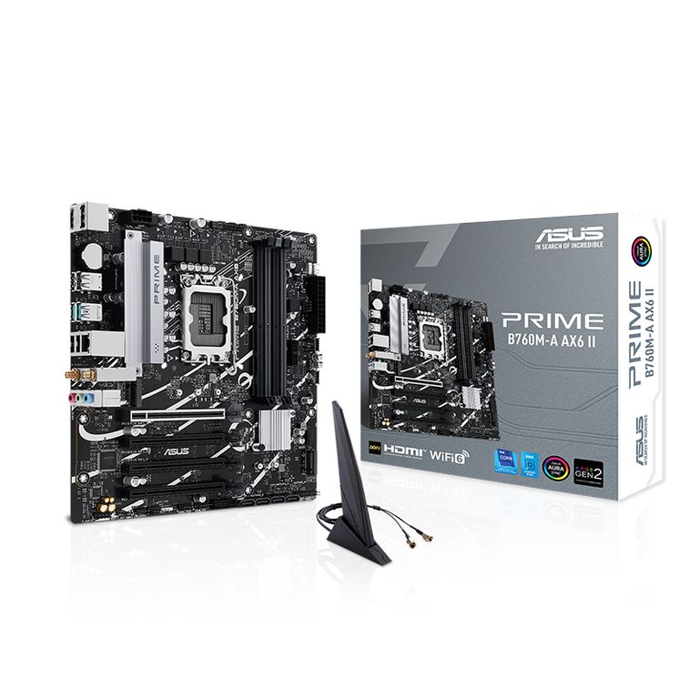 Motherboard PRIME B760M-A AX6 II Intel B760 LGA1700 mATX
