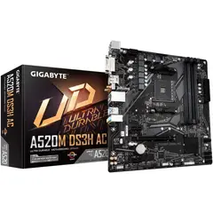 GIGABYTE - Motherboard A520M DS3H AC AM4 MicroATX DDR4