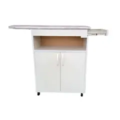 GENERICO - Mueble Planchador - Color Floreado en fondo crema