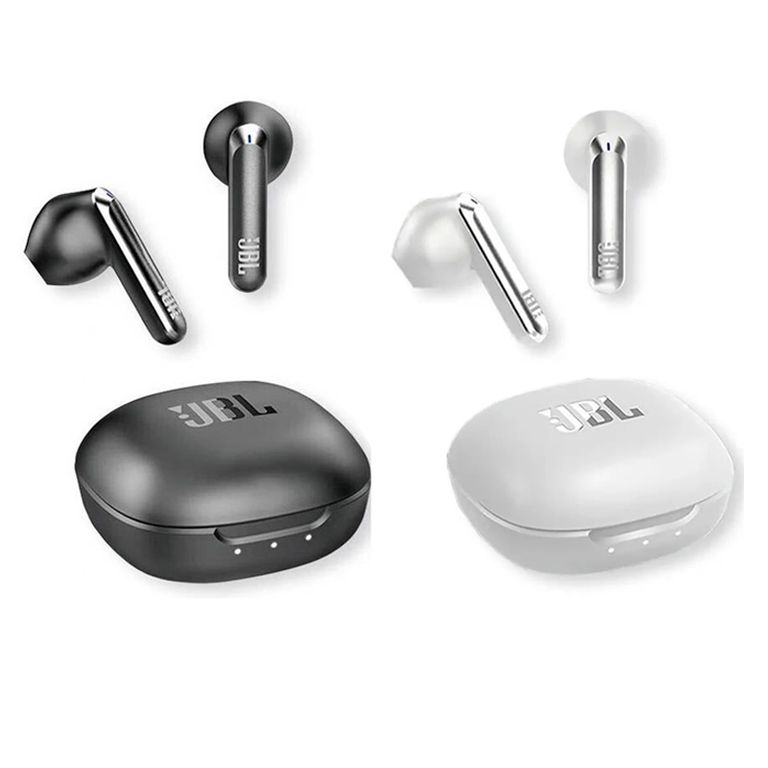 Set 2 Audífonos Bluetooth T280TWS X2 Negro y Blanco
