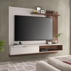 PAZART MUEBLES - CENTRO DE ENTRETENIMIENTO DE TV PANEL MAUI DELUXE 18 OFF WHITE 65