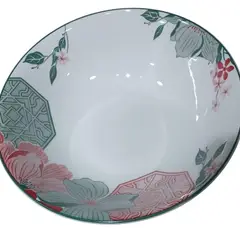 GENERICO - Set de 4 Bowls de Cerámica 600ml – Estilo Floral