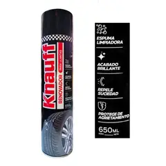 GENERICO - Silicona Renovador y Abrillantador De Llanta Knauff 650 ML