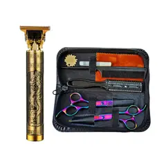 GENERICO - Kit de Tijeras para el Cabello + Afeitadora Hair Clipper