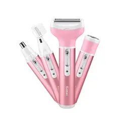 KEMEI - Afeitadora Facial y Corporal 4 en 1