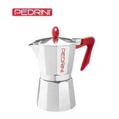 PEDRINI - Cafetera moka mango rojo 3 tz