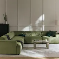 GENERICO - Seccional Rinconero Longhe Gala 4 Plazas Pana - Verde Oliva