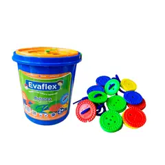 EVAFLEX - BALDE BOTONES GEOMETRICOS X 170 PCS