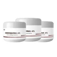 GENERICO - 3 Crema Despigmentante Hidroquina 4% 30gr - Dermo Sumak