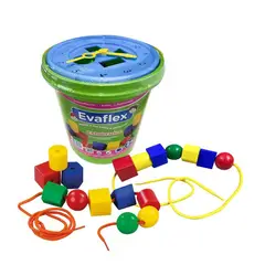EVAFLEX - BALDE DIDÁCTICO ENHEBRADOS X 80 PCS