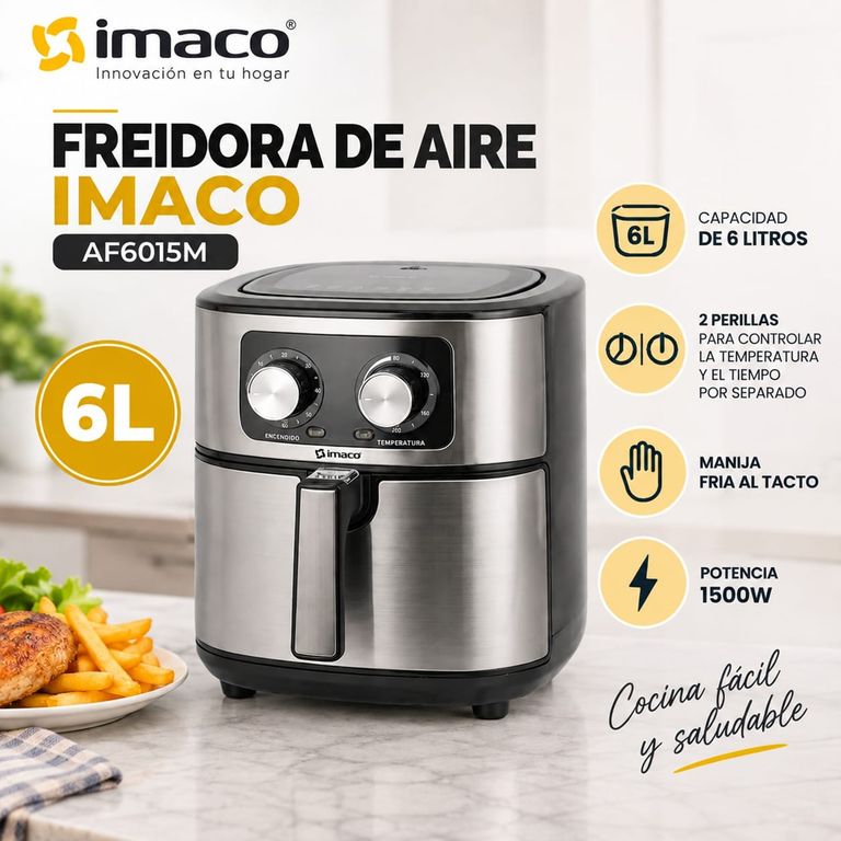 Freidora de aire 6 litros af6015m