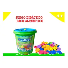 EVAFLEX - BALDE DIDACTICO PACK ALFABETICO 240 PCS