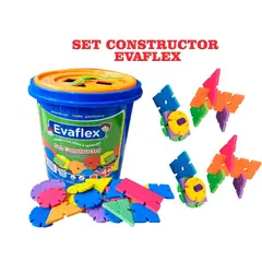 EVAFLEX - BALDE SET CONSTRUCTOR 180 PCS