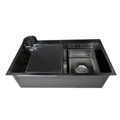 FRATELLI - LAVADERO DE COCINAACERO INOX NEGRO MVL-7545B