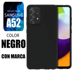 SAMSUNG - Silicone Case Para A52 Negro Con Marca