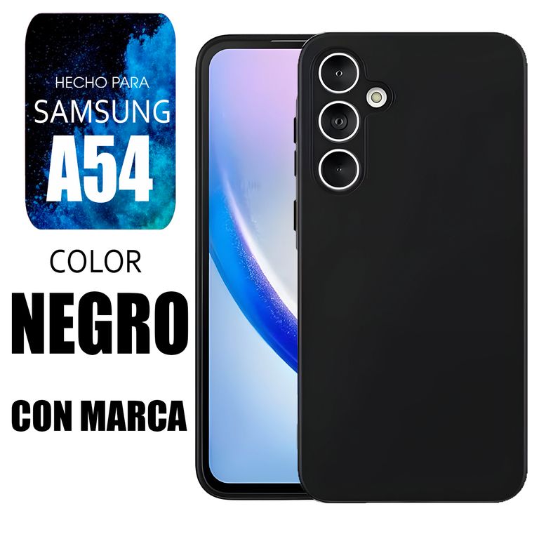 Silicone Case Para A54 Negro Marca