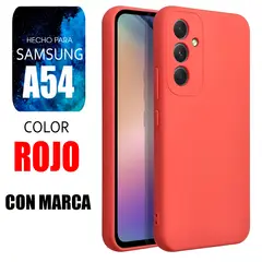 SAMSUNG - Silicone Case Para A54 Rojo Marca