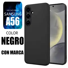 SAMSUNG - Silicone Case Para A56 Negro Con Marca