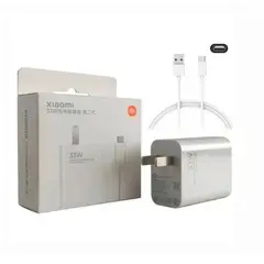 XIAOMI - Cargador 33w Con Cable Tipo-C 6A Para Redmi 9A Original