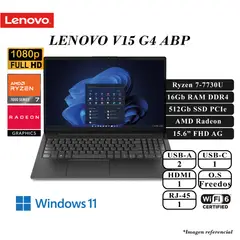 LENOVO - V15 G4 ABP RYZEN 7-7730U 16GB 512SSD AMD RADEON 15.6 FHD 2CLL FD IRON GREY