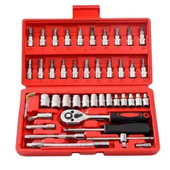 GENERICO - Kit de herramientas de Reparación de Automóviles 46 Piezas