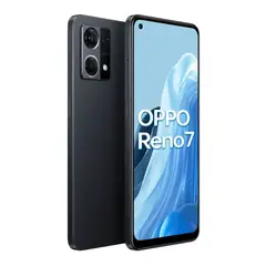 OPPO - Celular Reno 7 128GB, 6GB ram, cámara principal 64 + 2 + 2MP, frontal 32MP, 6.43", negro