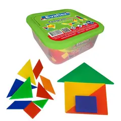 EVAFLEX - JUEGO TANGRAN DE PLÁSTICO