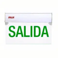 OPALUX - Señalizador Letrero "SALIDA" marca modelo OP-297
