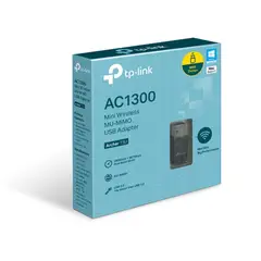 TP LINK - AC1300 Mini Wireless MU-MIMO USB Adapter ARCHER T3U