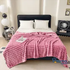 CASATEX - Manta Antialérgica Piel de Oso Queen Red