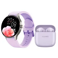 HUAWEI - Audífonos Freebuds Se 2-Morado y Reloj Inteligente Toumi Y80-M