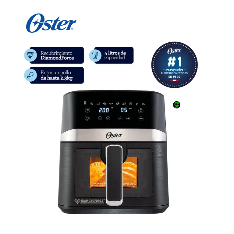 Freidora de Aire Digital Oster® 4L CKSTAF40WDDF