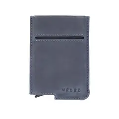 VELEZ - Vélez Porta Documentos De Cuero Miniwallet Azul Oscuro