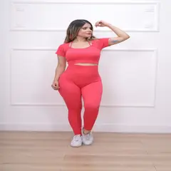 GENERICO - CONJUNTO YOGA MANGA CORTA