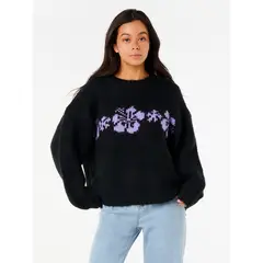 RIP CURL - Chompa CALA NIGHTS HIBISCUS KNIT CREW 6J531