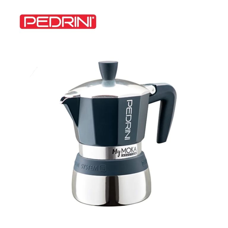 Cafetera Moka inducción Azul 3tz