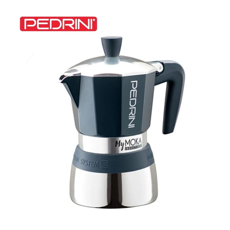 Cafetera Moka induccion Azul x 6 tz