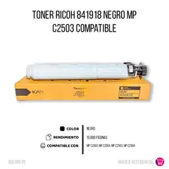 RICOH - Toner 841918 Negro Compatible
