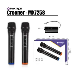 MAXTRON - MICRÓFONO CROONER DUAL 2 - MX 788