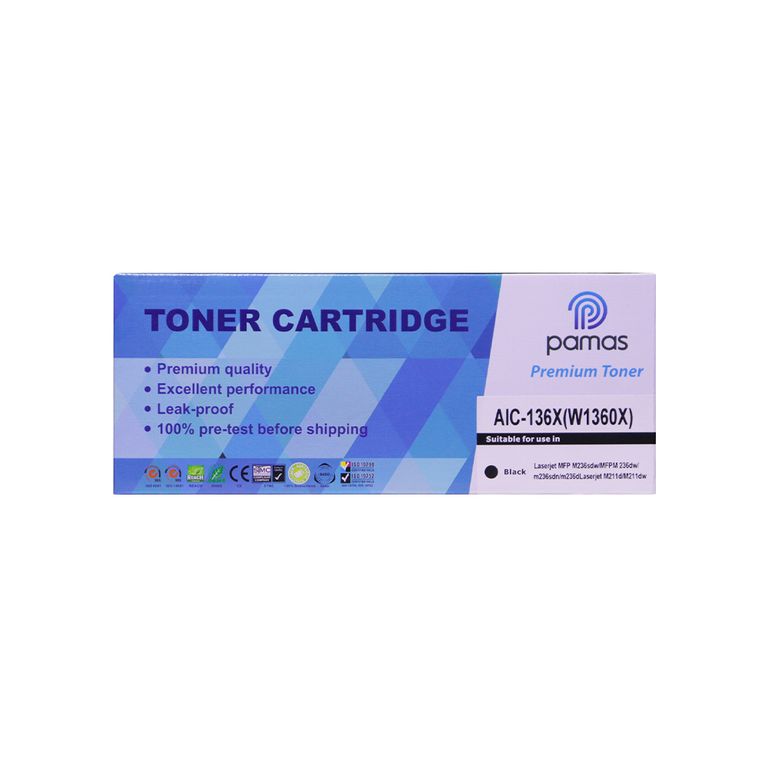 Toner Compatible Pamas 136X - W1360X NEGRO